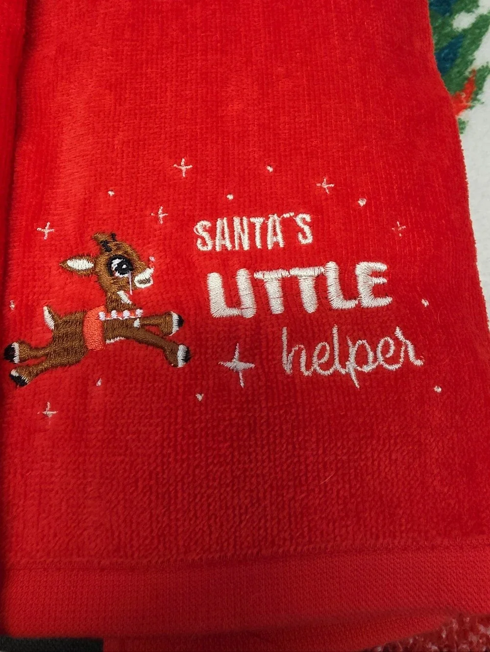 Christmas Rudolph The Red Nosed Reindeer Shower Curtain Bathroom Rug Hand Towels